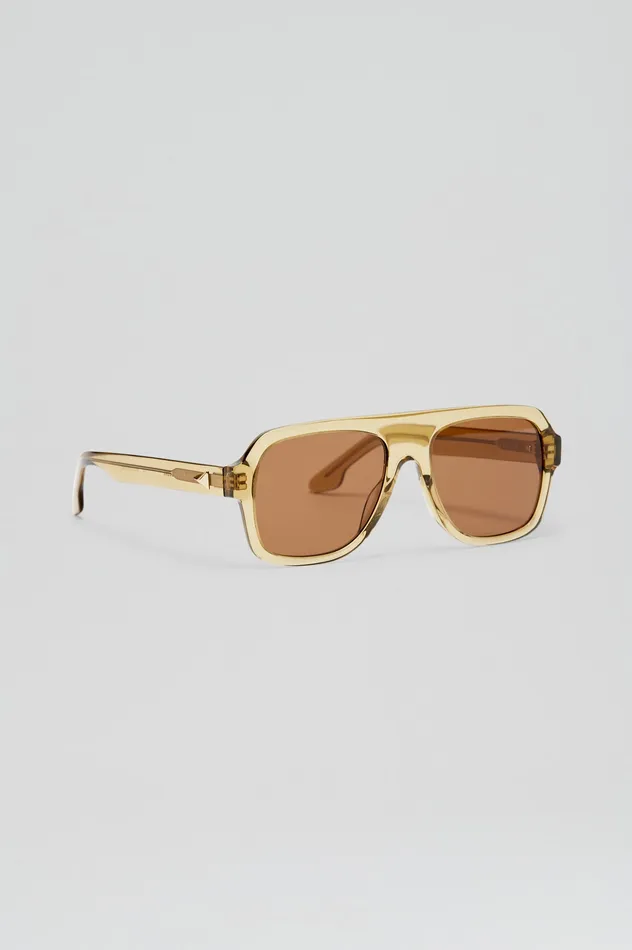 Scanlan Theodore ST FLAT TOP AVIATOR SUNGLASSES SAHARA Women Eyewear Scanlan Theodore ST FLAT TOP AVIATOR SUNGLASSES SAHARA Women Eyewear