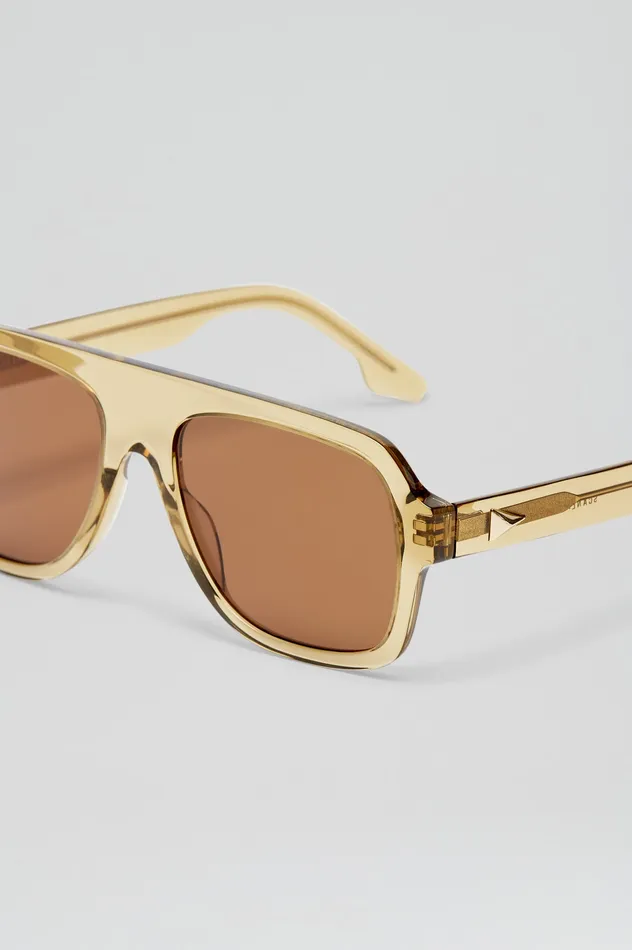 Scanlan Theodore ST FLAT TOP AVIATOR SUNGLASSES SAHARA Women Eyewear Scanlan Theodore ST FLAT TOP AVIATOR SUNGLASSES SAHARA Women Eyewear