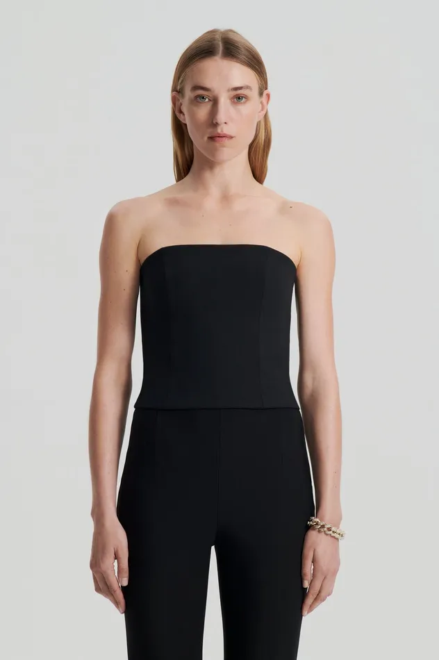 Scanlan Theodore Tops Women CADY BUSTIER BLACK Scanlan Theodore Tops Women CADY BUSTIER BLACK