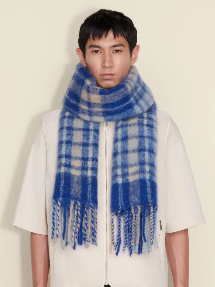 Scarves WomenMen Holzweiler Fresia Blue Check