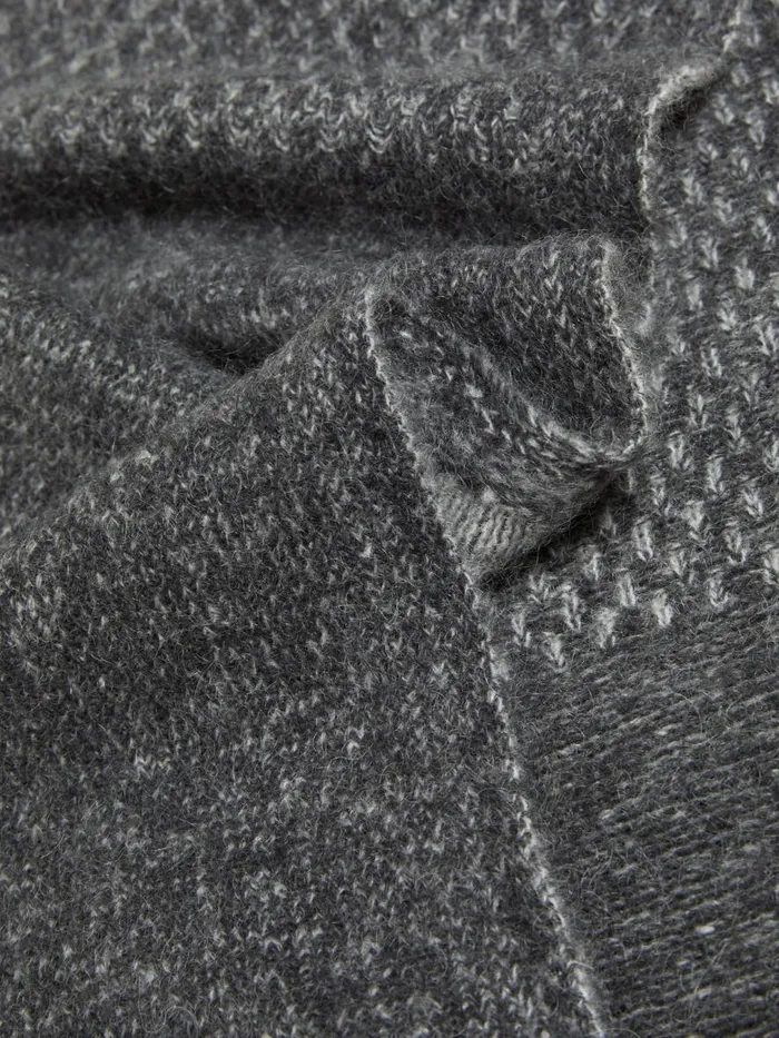 Scarves WomenMen Holzweiler Tine Knit Scarf Dk Grey Mix