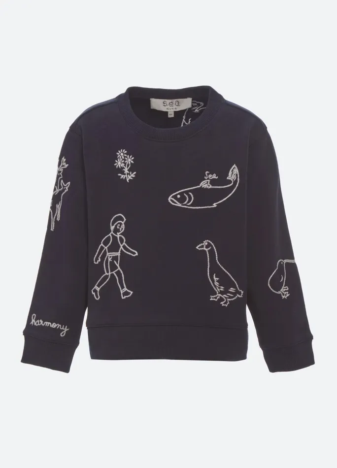 Sea New York Kids Demi Kids Sweatshirt Navy 8211 Women