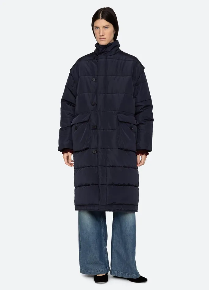 Sea New York Outerwear Estelle Coat Navy 8211 Women