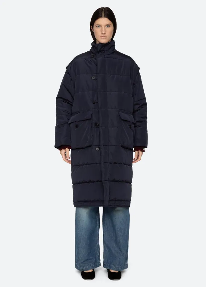 Sea New York Outerwear Estelle Coat Navy 8211 Women