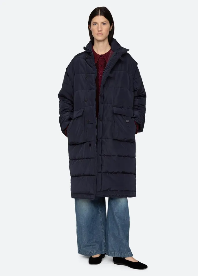 Sea New York Outerwear Estelle Coat Navy 8211 Women