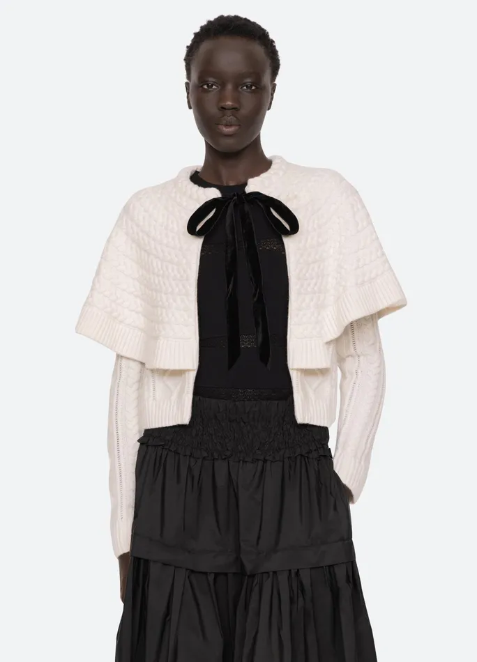 Sea New York Tops Caleb Cardigan Ivory 8211 Women