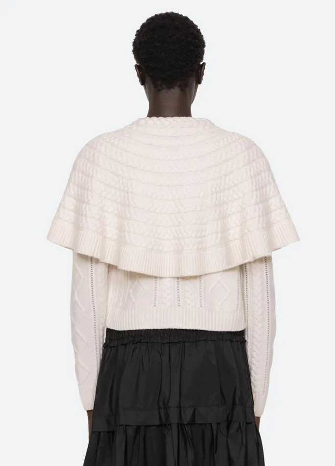 Sea New York Tops Caleb Cardigan Ivory 8211 Women