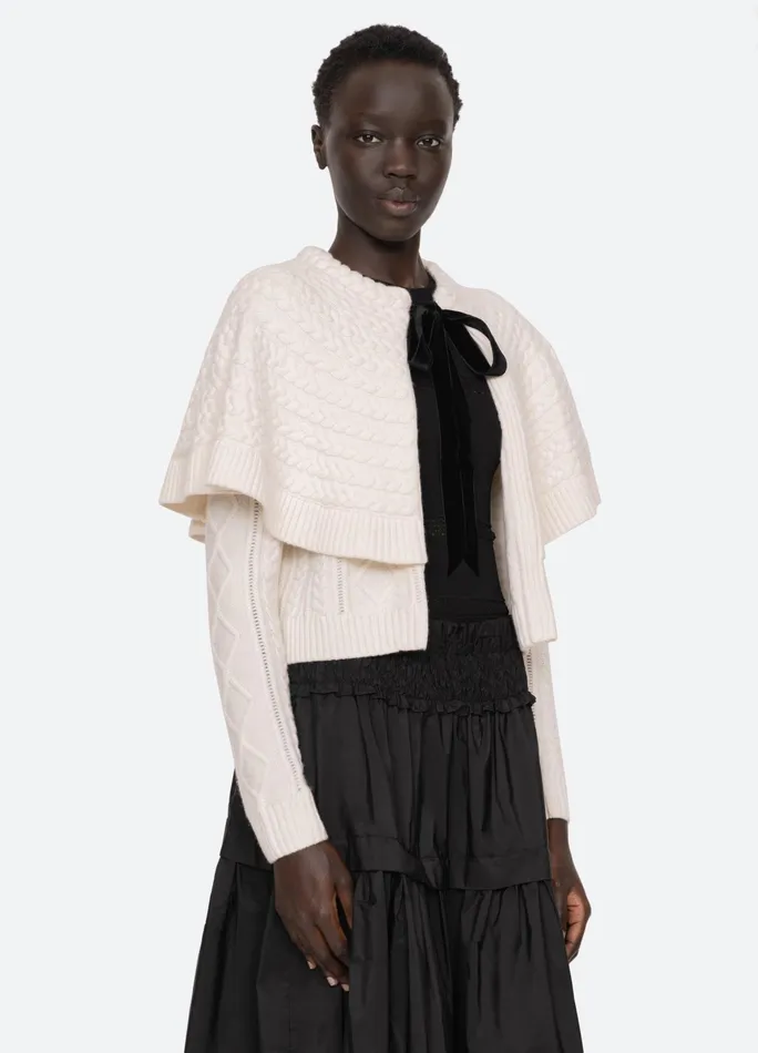 Sea New York Tops Caleb Cardigan Ivory 8211 Women