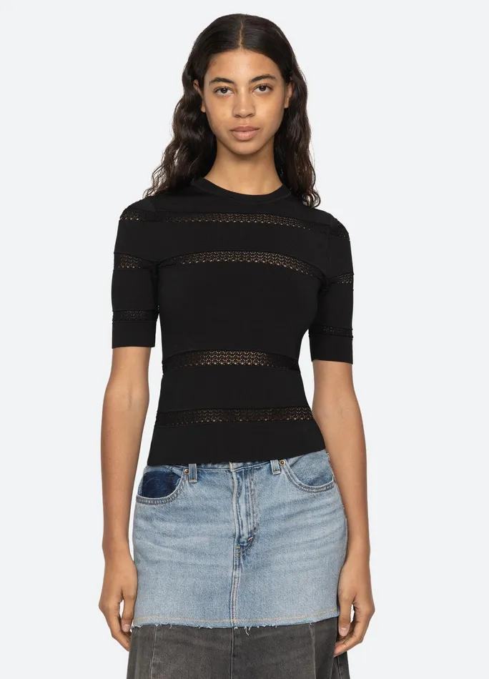 Sea New York Tops Devon SS Top Black 8211 Women