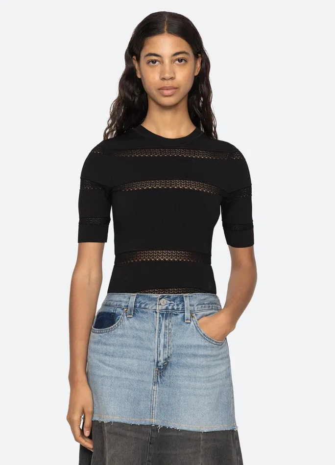 Sea New York Tops Devon SS Top Black 8211 Women