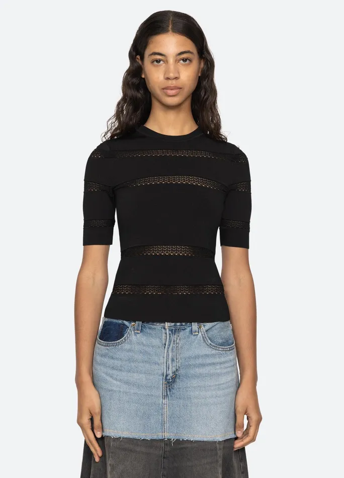 Sea New York Tops Devon SS Top Black 8211 Women