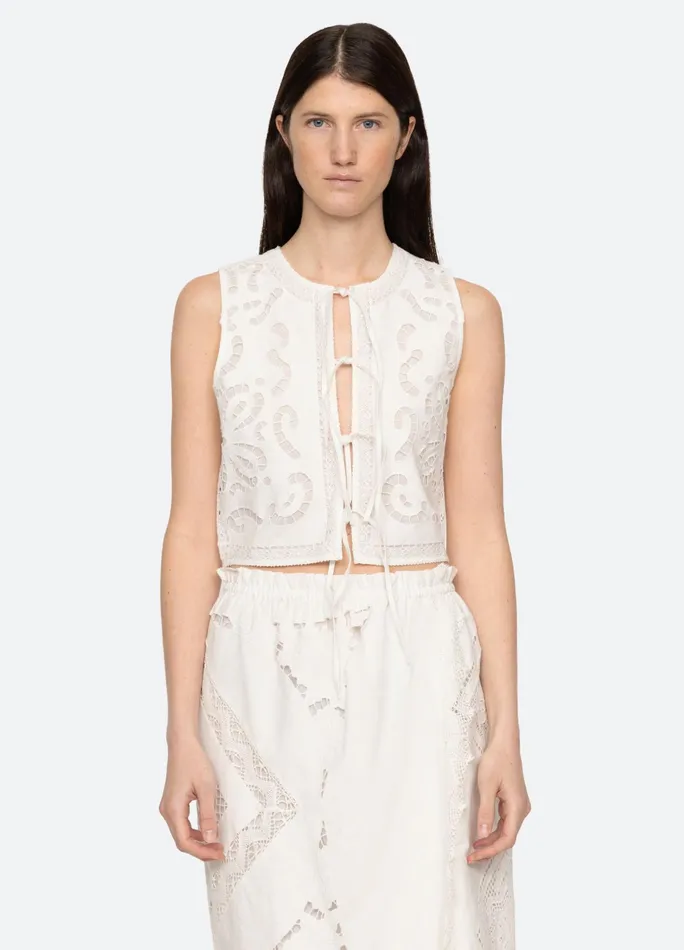 Sea New York Tops Edith Vest White 8211 Women
