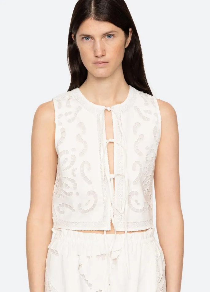 Sea New York Tops Edith Vest White 8211 Women