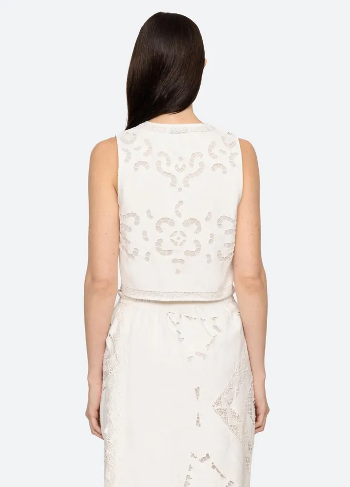Sea New York Tops Edith Vest White 8211 Women