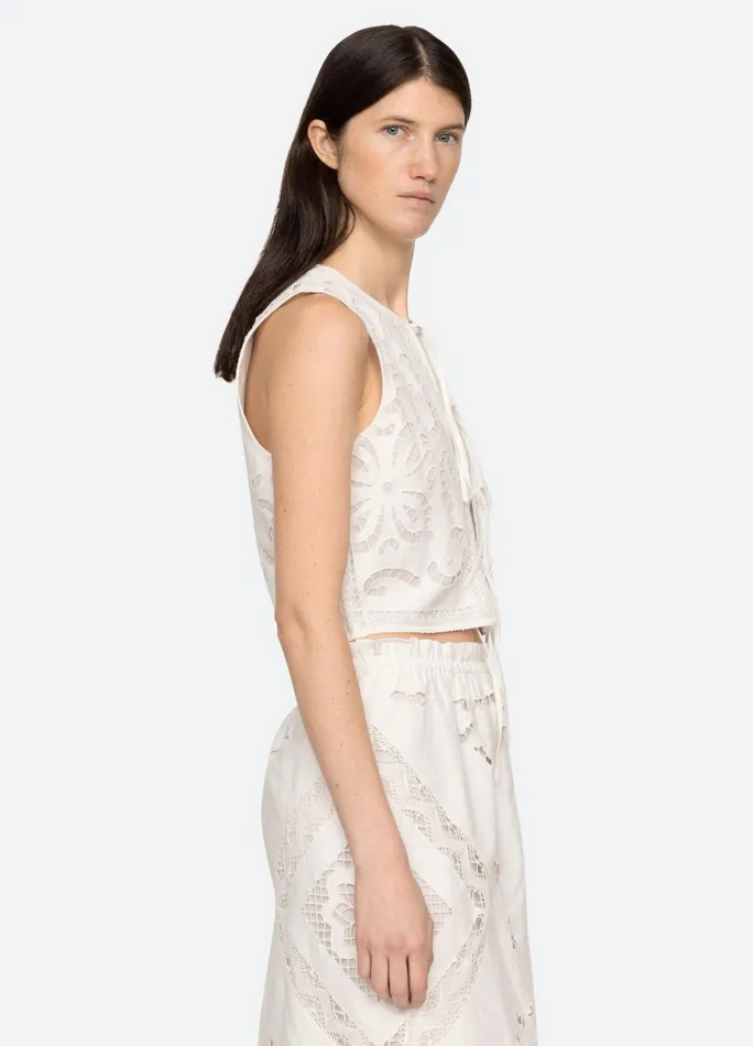 Sea New York Tops Edith Vest White 8211 Women