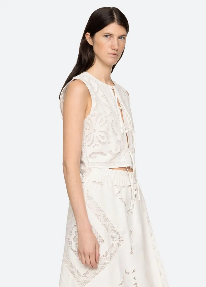 Sea New York Tops Edith Vest White 8211 Women