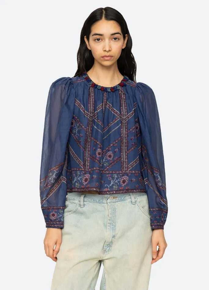 Sea New York Tops Valeria Top Navy 8211 Women