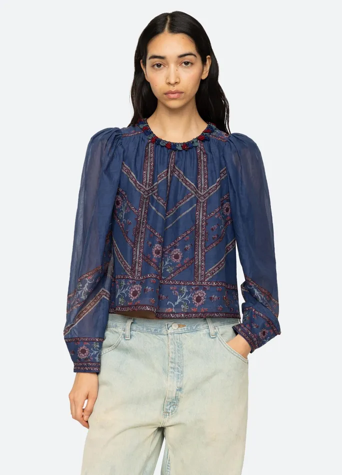 Sea New York Tops Valeria Top Navy 8211 Women