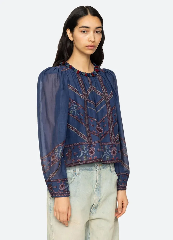 Sea New York Tops Valeria Top Navy 8211 Women