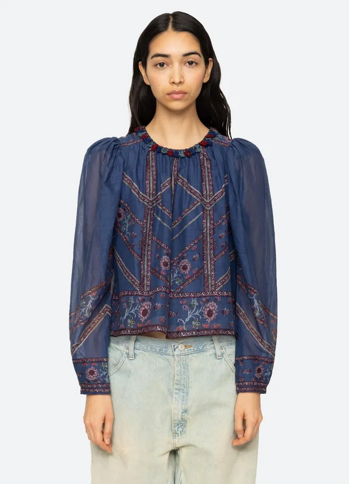 Sea New York Tops Valeria Top Navy 8211 Women