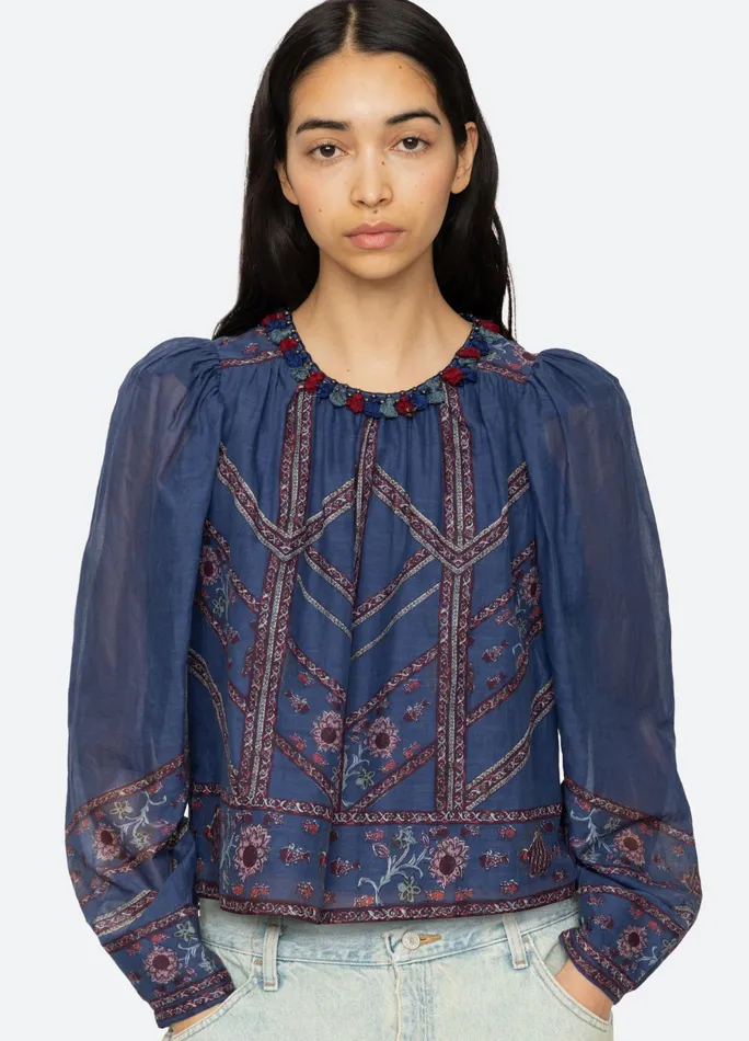 Sea New York Tops Valeria Top Navy 8211 Women
