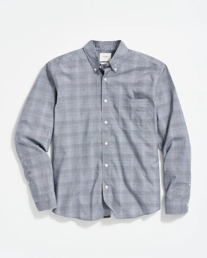 Shirting Men Billy Reid Tonal Grid Plaid Tuscumbia Shirt Bd Grey