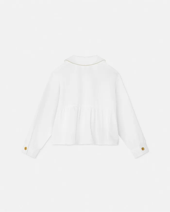 Shirts and Tshirts Kids Versace Flared Shirt Whiteprint
