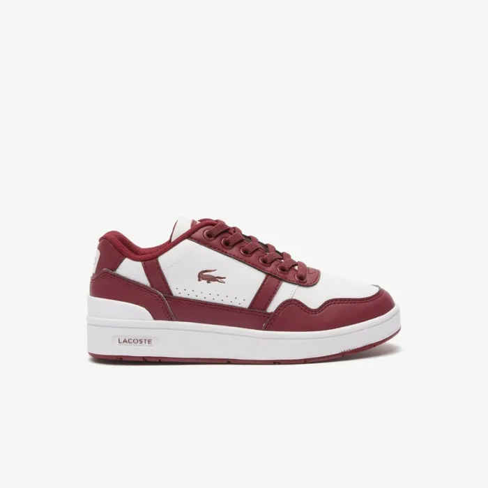 Shoes and Accessories Kids Lacoste Children039s TClip Sneakers Whtburg 2g1