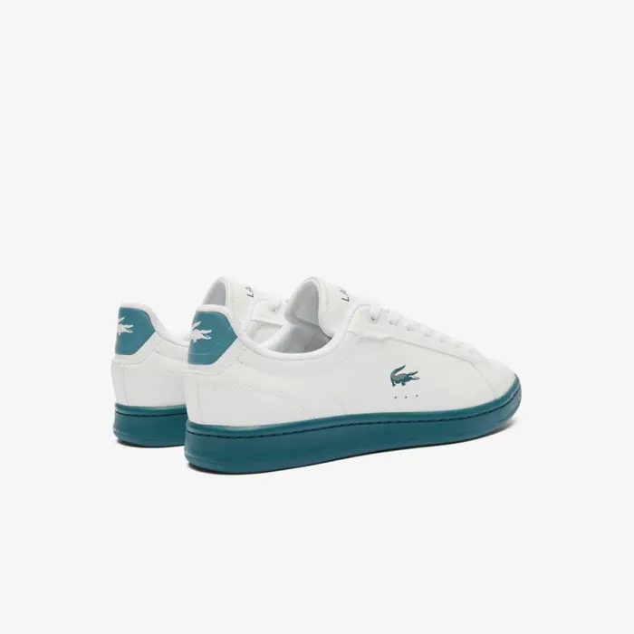 Shoes and Accessories Kids Lacoste Juniors039 Carnaby Pro Sneakers Whitedark Green 1r5