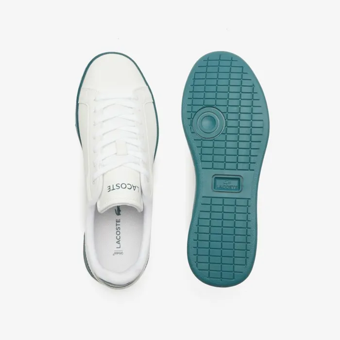 Shoes and Accessories Kids Lacoste Juniors039 Carnaby Pro Sneakers Whitedark Green 1r5
