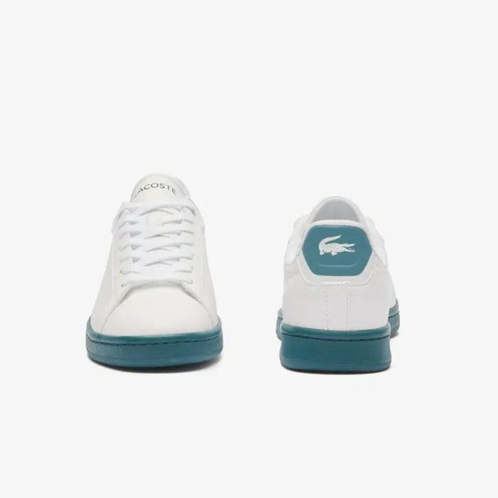 Shoes and Accessories Kids Lacoste Juniors039 Carnaby Pro Sneakers Whitedark Green 1r5