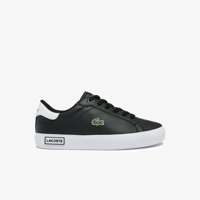Shoes and Accessories Kids Lacoste Juniors039 Powercourt Sneakers Blackwhite 312 Shoes and Accessories Kids Lacoste Juniors039 Powercourt Sneakers Blackwhite 312