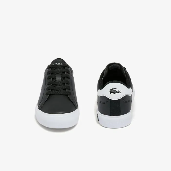 Shoes and Accessories Kids Lacoste Juniors039 Powercourt Sneakers Blackwhite 312