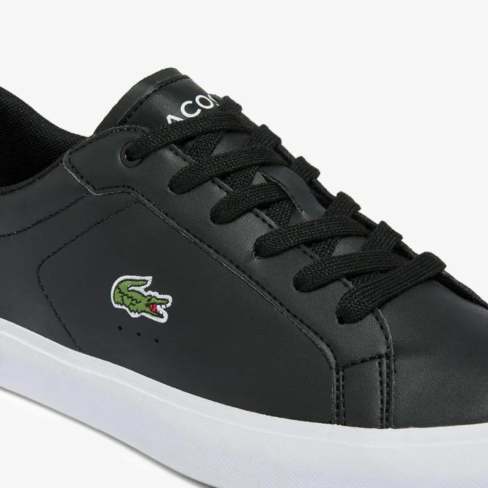 Shoes and Accessories Kids Lacoste Juniors039 Powercourt Sneakers Blackwhite 312