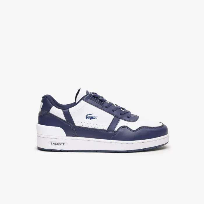 Shoes and Accessories Kids Lacoste Juniors039 TClip Sneakers White Navy 042