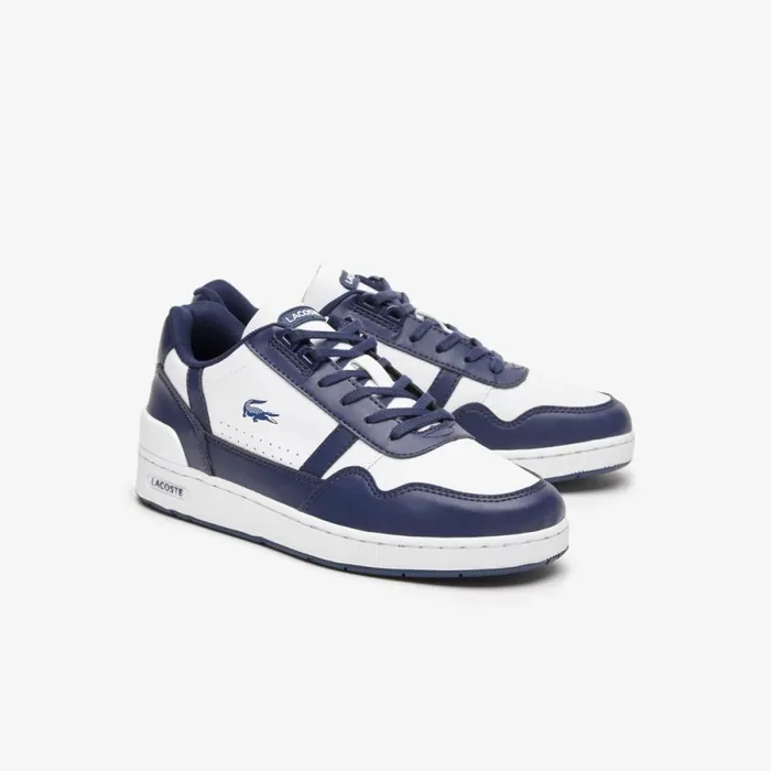 Shoes and Accessories Kids Lacoste Juniors039 TClip Sneakers White Navy 042
