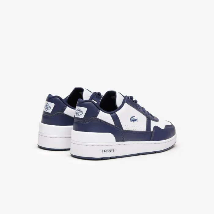 Shoes and Accessories Kids Lacoste Juniors039 TClip Sneakers White Navy 042