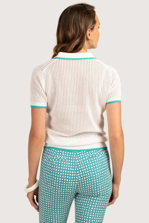 SHOP Trina Turk ALL TOPS JADE POLO