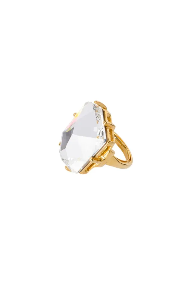 SHOP Trina Turk JEWELRY KJL CRYSTAL STONE ADJUSTABLE RING