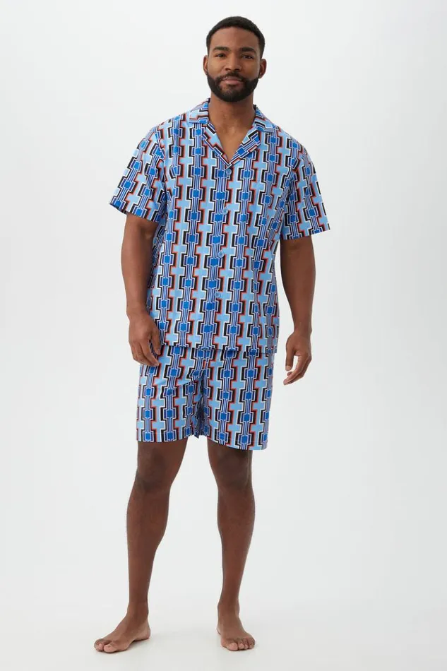 SHOP Trina Turk MEN039S SLEEPWEAR SANTA INEZ MEN039S SHORT SLEEVE SHORT JERSEY PJ SET SHOP Trina Turk MEN039S SLEEPWEAR SANTA INEZ MEN039S SHORT SLEEVE SHORT JERSEY PJ SET