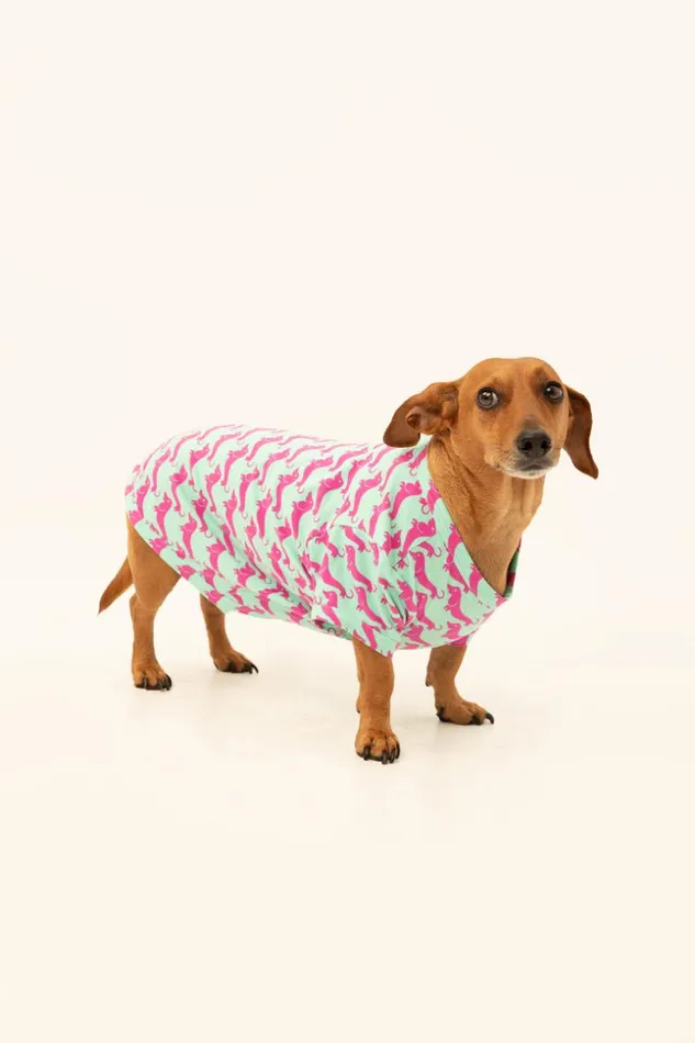 SHOP Trina Turk PETS DOG WALK JERSEY PET PAJAMA SHIRT