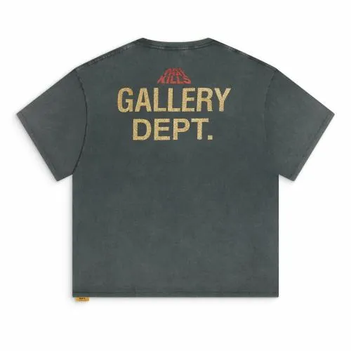 Short Sleeve Men Gallery Dept ATK NIGHT TEE Vintage Black