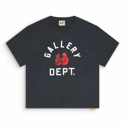 Short Sleeve Men Gallery Dept BOXING MERCH TEE Vintage Black