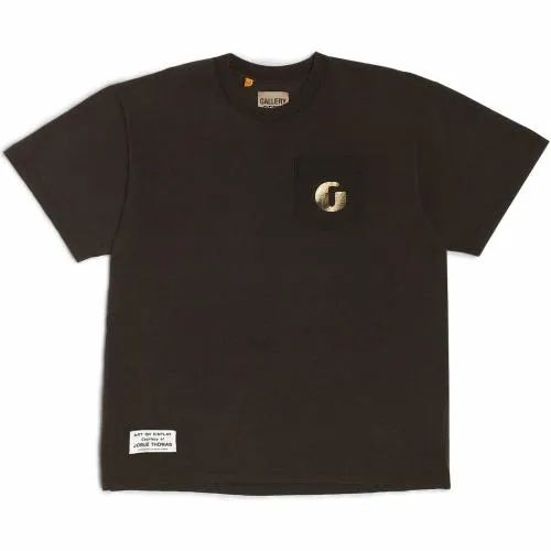 Short Sleeve Men Gallery Dept COLLECTOR RAINBOW POCKET TEE Black