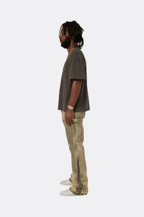 Short Sleeve Men Gallery Dept COLLECTOR RAINBOW POCKET TEE Black