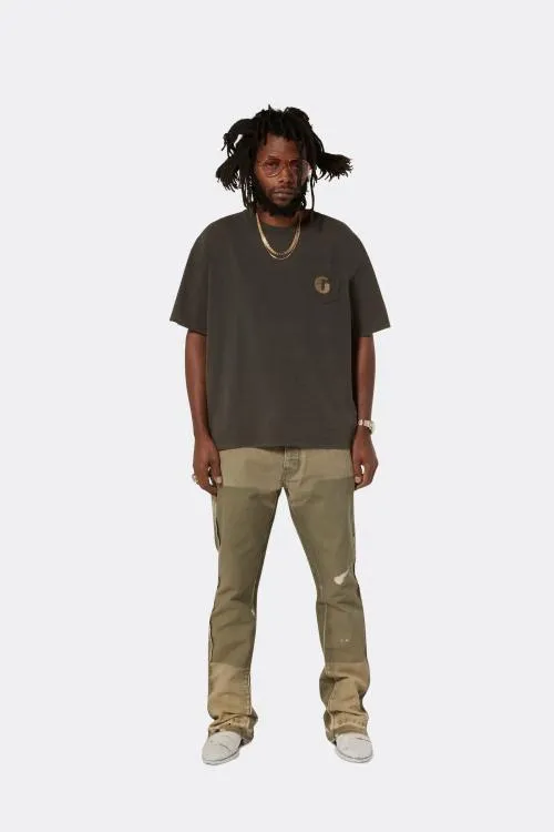 Short Sleeve Men Gallery Dept COLLECTOR RAINBOW POCKET TEE Black