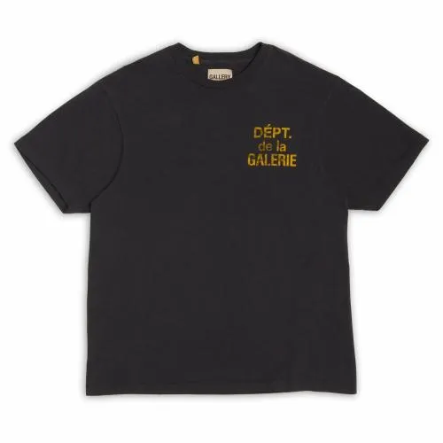 Short Sleeve Men Gallery Dept FRENCH TEE Black