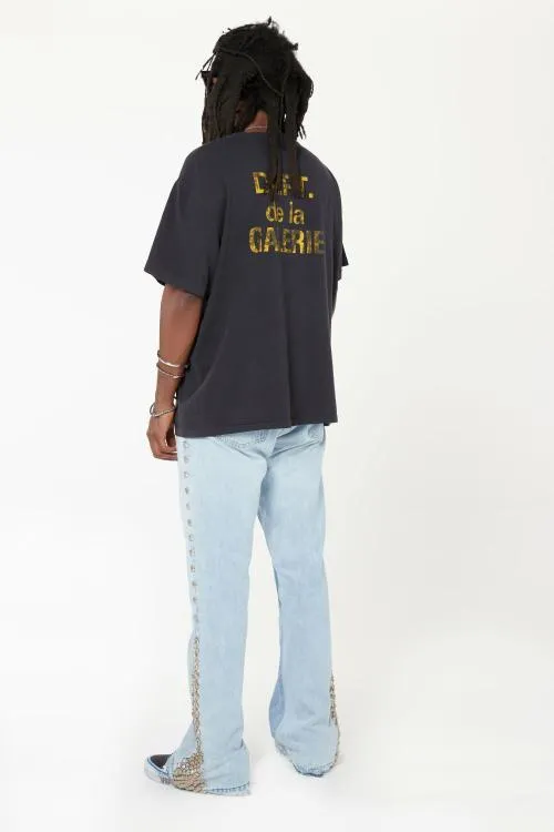 Short Sleeve Men Gallery Dept FRENCH TEE Black