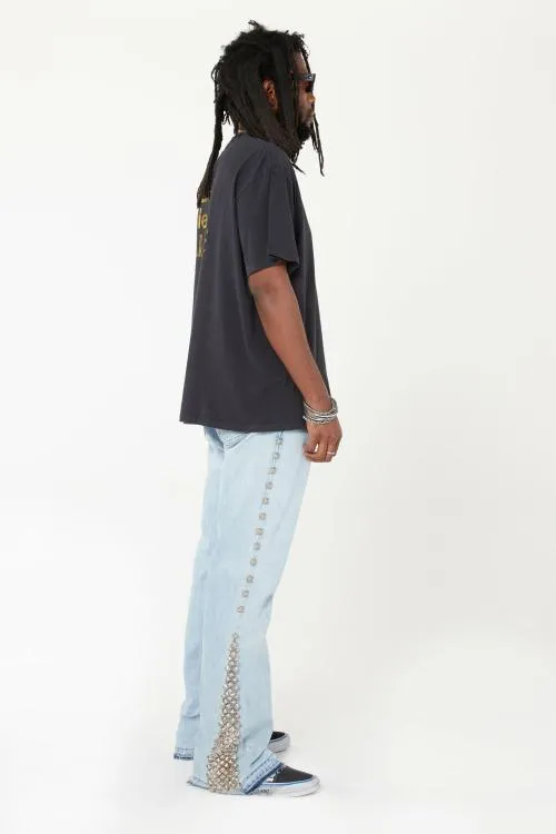 Short Sleeve Men Gallery Dept FRENCH TEE Black