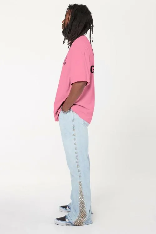 Short Sleeve Men Gallery Dept FRENCH TEE Flo Pink